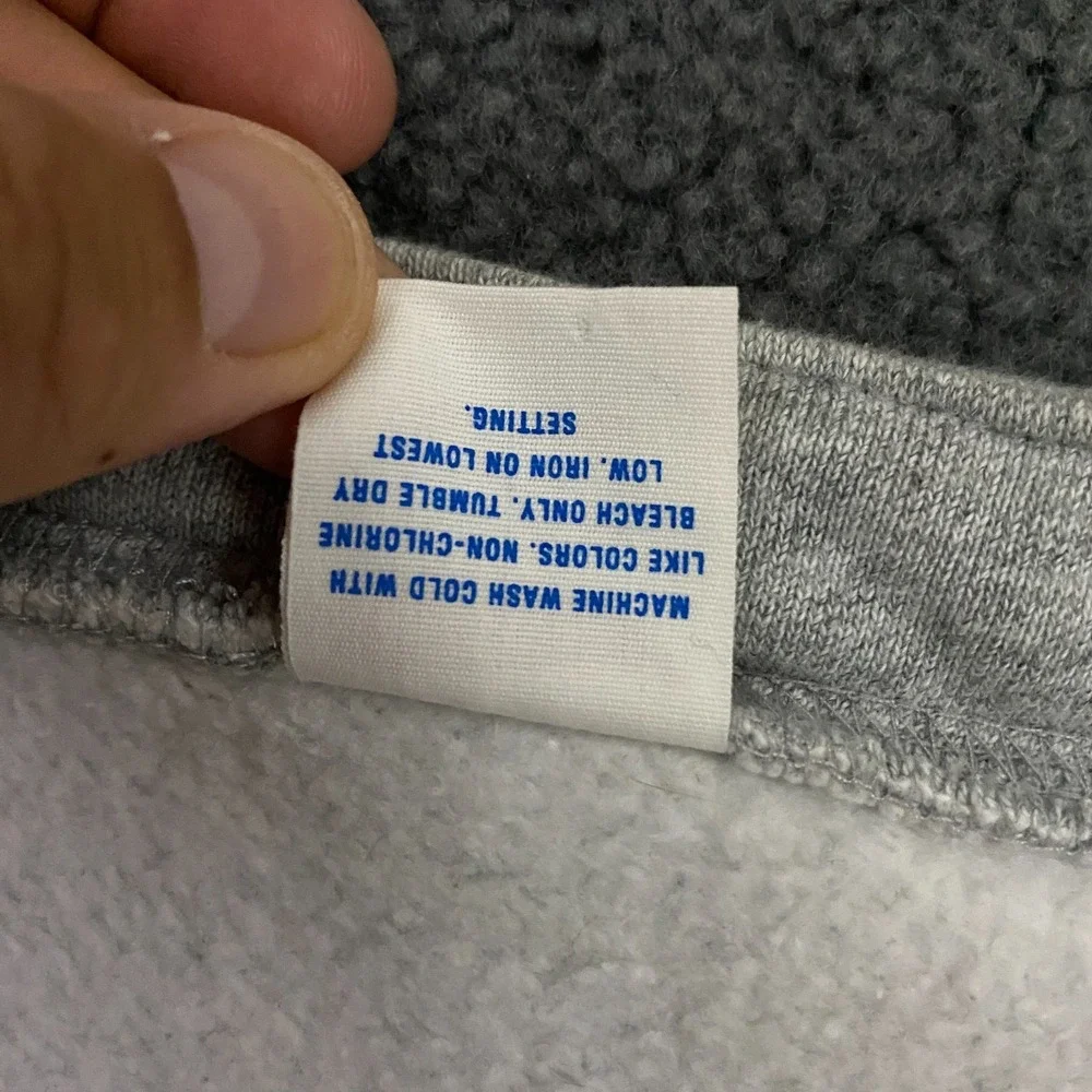 J.CREW Heritage 14 oz Fleece Cardigan Mens Medium Gray Sweater Preppy BJ325